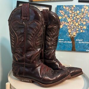 SENDRA genuine leather cowboy boots size 38